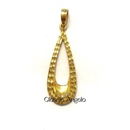 375gold pendant-loket emas 375-Classic Angelo