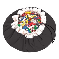 比利時 Play &amp; Go - 玩具整理袋-經典黑-展開直徑 140cm/重量 850g/產品包裝 24.5×21.5×5.5cm