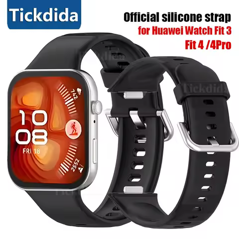 High-quality Silicone Strap for Huawei Watch Fit 4 Pro 3 SmartWatch Soft Sports Strap for Huawei Wat
