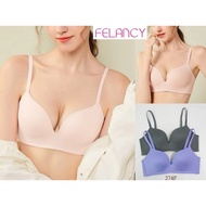 FELANCY 3/4 Seamless Thin Foam Underwire Bra 34B 36B 38B wireless Underwear 274F