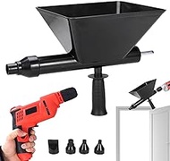 Electric Grouting Machine, Cement Joint Sealer, Portable Mortar Sprayer Cement Cartridge Gun With 4 Nozzles, Hand Drill, Fully Automatic Grouting For Mortar Joints Stone Wall Floor Diy black
