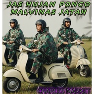 MALVINAS RATION PONCHOO RAINCOAT - MALVINAS RATION PONCHOO - MOTORCYCLE RAINCOAT - MEN'S AND WOMEN'S