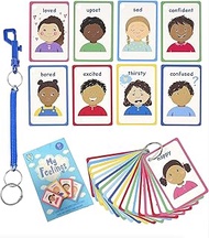 My Feelings Cards and Emotions Flash Cards for Special Needs, Autism as Cue Cards, Aiding with Empat