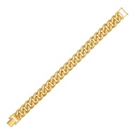 ZHULIAN BT5078 Rantai Tangan Tapak Gajah Gold Plated Emas Zhulian