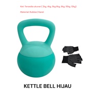HIJAU Neoprene Soft KettleBell KettleBell Soft Green Series