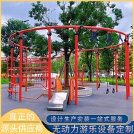戶外大型圓形鞦韆景區公園無動力非標遊樂設備小區兒童遊樂設施