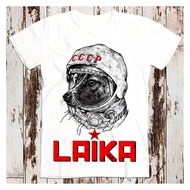 Laika Astronaut Dog Drawing Art Er Cool Best Gift Top Tee T Shirt 8887