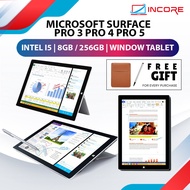 Win 11 Microsoft Surface Pro 3 Pro 4 Pro 5 - Intel I5 I7 / 8GB Ram / 256GB SSD 2 in 1 Laptop Noteboo