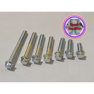 MESIN BOLT8.. ENGINE BLOCK BOLT, CVT BOLT, M6*15 FLANGE BOLT.M6*20.M6*25.M6*30.M6*35.M6*40.M6*50, EN