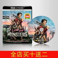 （READYSTOCK ）🚀 Love And Monster 2020 4K Blu-Ray Disc English Chinese Dolby Vision Panorama 2160P Hdr YY