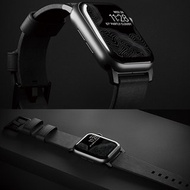 【美國NOMAD】 Apple Watch專用質樸黑皮革錶帶-摩登黑42/44/45mm