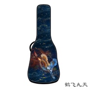 AT/💝Personalized Custom National Trendy Style Guitar Bag Backpack Kama Yamaha41Inch Classical Folk Guitar Universal Bag