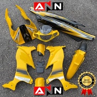 COVERSET ORIGINAL 125 Z/ZR KUNING DIRAJA HONG LEONG YAMAHA DAN VELOZI STICKER SIAP TAMPAL