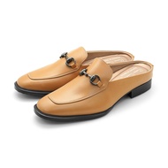 Pierre Cardin รองเท้าผู้หญิง รองเท้าส้นแบน รองเท้าโลฟเฟอร์ นุ่มสบาย ผลิตจากหนังแท้ สีนํ้าตาลอ่อน ไซส์ 36 37 38 39 40 รุ่น 30TC114