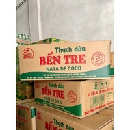 Box Of 12 Bags Of Ben Tre Hoang Long Coconut Jelly [San pham chat luong]