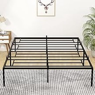 Coucheta Bed Frame with Storage 13 Inch Metal Platform Bed Frame with Steel Slat Support No Box Spring Needed Heavy Duty Queen Size Bed Frame Mattress Foundation Easy to Assemble (Queen)