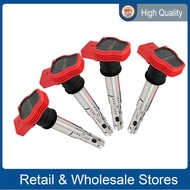 4Pcs 06E905115F Car Ignition Coil For VW Jetta Golf Passat Tiguan Tiguan For Audi A3/4/5/6/7/8 TT Q3