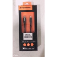 100% original Riversong USB-C to lighting cable(1m)