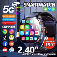 Android 10 Smartwatch 2.4 inch HD AMOLED Screen 16GB+256GB RAM 2100mAh GPS WIFI NFC Google APP Downl