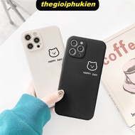 Tiny bear square edge iphone case for iphone 6 to 16promax - e30