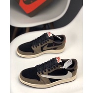 UELJ ReadyStock Original AJ 1 Low x Travis Scott Basketball Shoes***&