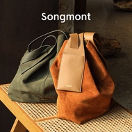 Songmont Large Suede Ear Tote Bag Designer Commuter One Shoulder Crossbody Bag