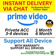 6 /12 MONTH AMAZON PRIME VIDEO USA / MALAYSIA / INDIA PRIVATE ACCOUNT 910