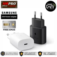 Free Gold] SAMSUNG POWER ADAPTER Charger USB-C Type-C 25W SAMSUNG A55 5G, A35 5G, A25, A54 5G, A34 5G, A74 5G 24month TAM Warranty