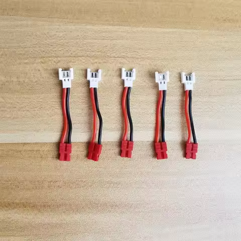 5Pcs 3.7V Battery Connector Cable Wire Syma X5HC X5HW XH4.0 Male to X5C X5SW X5S Hubsan H501 X4 XH2.