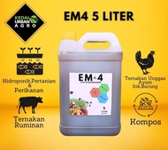 EM4 5 Liter Effective Microorganisms EM 4 Pertanian Em4 Perikanan Em 4 Penternakan EM Baja Kompos Co