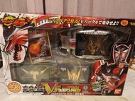 萬代日版假面騎士龍騎 dxV帶扣腰帶 帶原裝卡 東西齊全 聲光聯動正常二手物品售