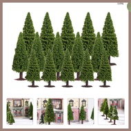 🎄🎅15 Pcs Pine Tree Model DIY Scenery Landscape Architecture Trees