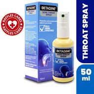 Betadine Sore Throat Spray 50ml - Relieve Painful Sore Throat Quickly | Sore Throat Relief Medicine