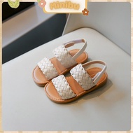 G1034 Minibu | CNY 2-Strap Cream Sandal for Girls Foot Size 21-30
