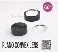 LENSA LED PLANO CONVEX LENS 60 DERAJAT HPL