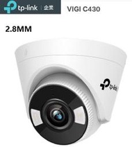 (附發票)TP-LINK VIGI 3MP C430 (2.8MM) 全彩半球型監視器/商用網路監控攝影機
