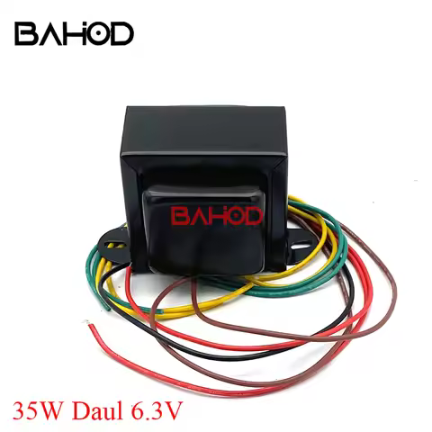 BAHOD 35w 230V-0-230V Dual 6.3V Power Transformer for 6J1 6N3 Vacuum Tube Preamplifier