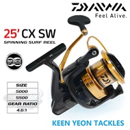DAIWA 25' CX SW SPINNING SURF FISHING REEL
