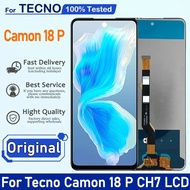 6.8" For Tecno Camon 18P CH7 LCD Display Touch Screen Digitizer Assembly New For 18 P CH7n Repair Re