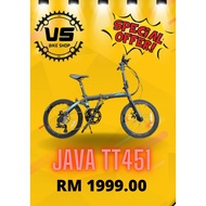 FOLDING BIKE JAVA TT451 20" (18 speed)
