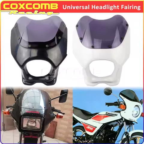 Motorcycle Front Headlight Fairing Mask For Yamaha RZ50 YB-1 YD50 TZR50 Suzuki GS50 Kawasaki AR50 AR