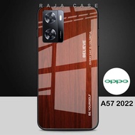 Softcase Glass Kaca OPPO A57 2022 Casing Hp - J68