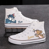 The Store Of Tom and Jerry Printed High-Top Sneakers