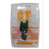 CASE BOARD/PCB BOARD CHARGER + MIC FULL COMPONENTS IC OPPO A17 ORIGINAL