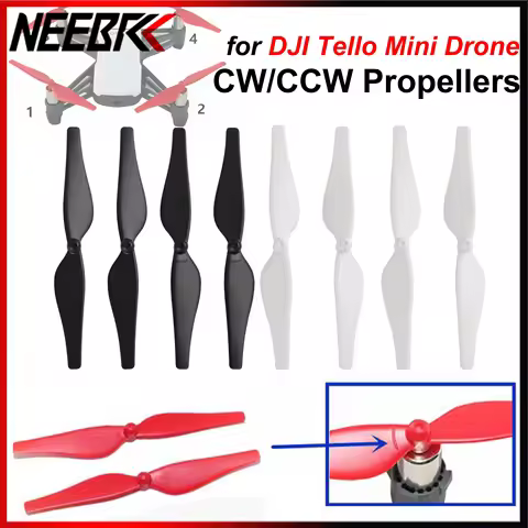 4pcs Quick Release Drone Propellers Low Noise Durable for DJI Tello Mini FPV Drone Quadcopter Spare 