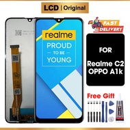 LCD Realme C2 Full Original TOUCHSCREEN Glass Touch Screen Digitizer ori asli