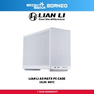LIAN LI A3 MATX Pc Case - Black / White / Wooden