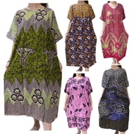 WOMEN BATIK DRESS L/XL OFFER/BATIK DRESS NIGHTY/BATIK INDONESIA/BAJU BATIK MURAH READY STOCK