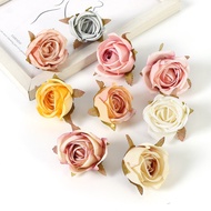 5cm Fake Rose Flowers Artificial Flower Head Fake Silk Roses DIY Decoration Bouquet Wedding Party Ho