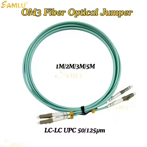 5Pcs/Lot LC-LC Multi-Mode OM3 Cable 2.0/3.0Mm Multimode Duplex LC-UPC Fiber Optical Jumper Patch Cor